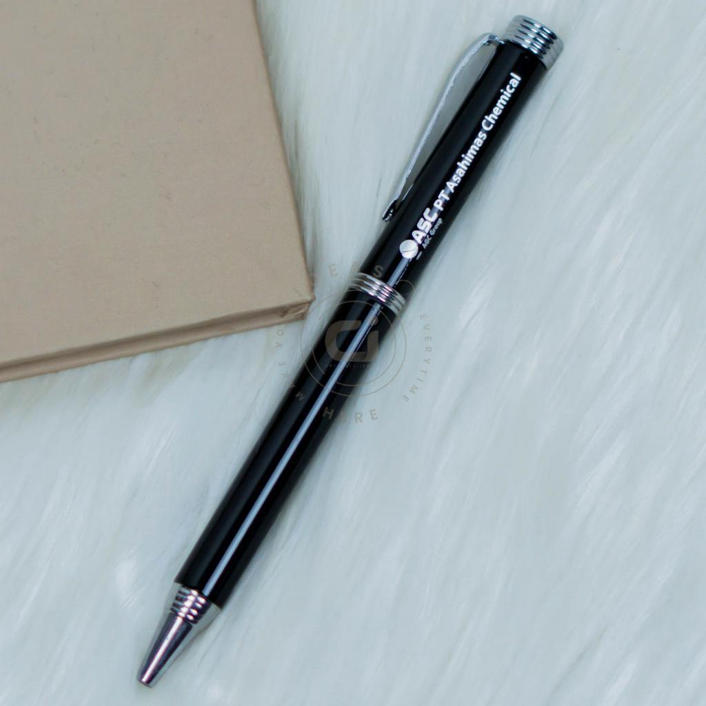 

Bp 053 Pulpen stainless Custom Nama & Logo
