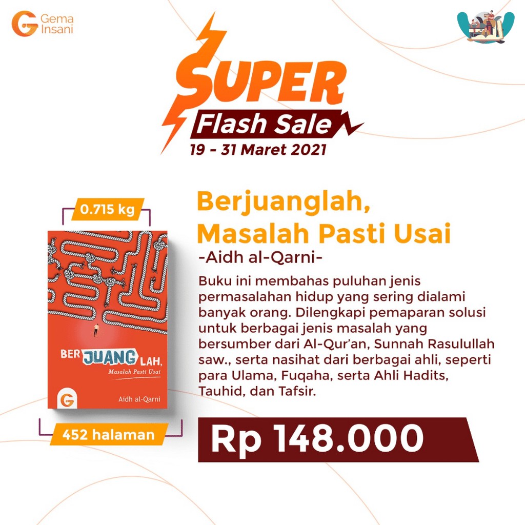 BUKU Berjuanglah, Masalah Pasti Usai