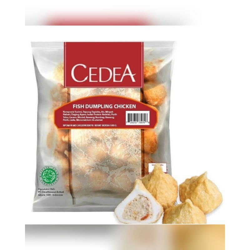 

Cedea Fish dumpling chicken 500gr isi 25pcs