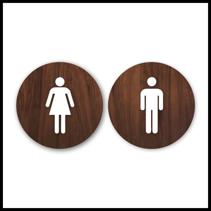 

Force | Toilet Sign / Tanda Toilet Kayu / Papan Tanda Toilet Kayu