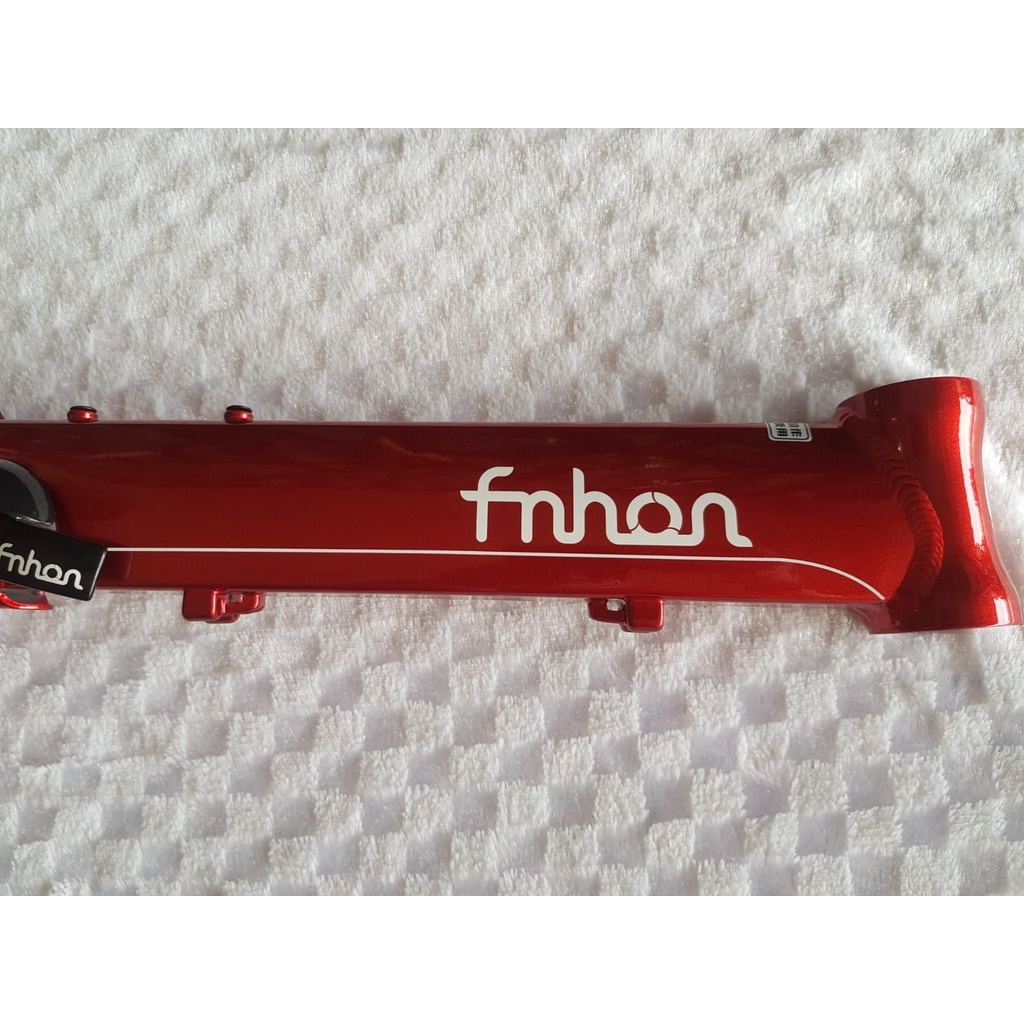 Frame Fork dan Hp Fnhon Blast Merah Alloy Red Handlepost Discbrake 20 22 inch Disc