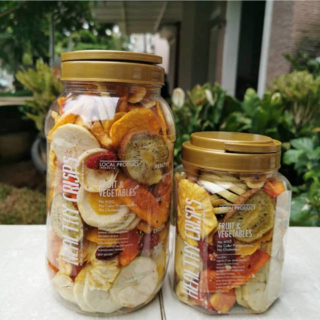 

Healthy Crisps Fruits Mix Item Ready tanpa request