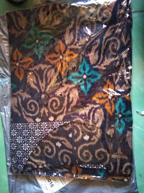 Ms Gamis Batik Sriwedari Maxi Jumbo Xxl Ld 110c. Resleting Belakang Katun Sogan