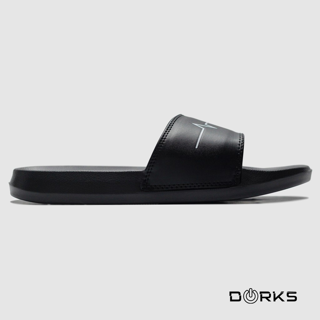 Dorks - Beat Black | Sandal Slop | Sandal Slide | Sandal Slide Pria |  Sandal Murah | Sandal Original-1