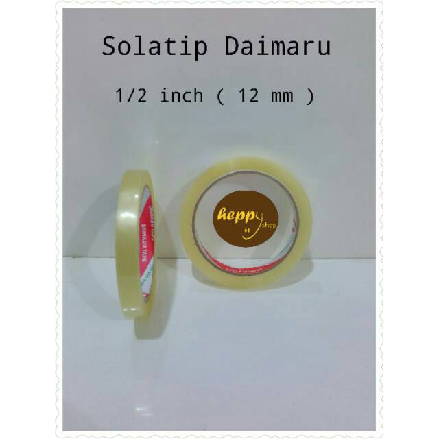 

Solatip / Isolasi Daimaru 1/2 inch
