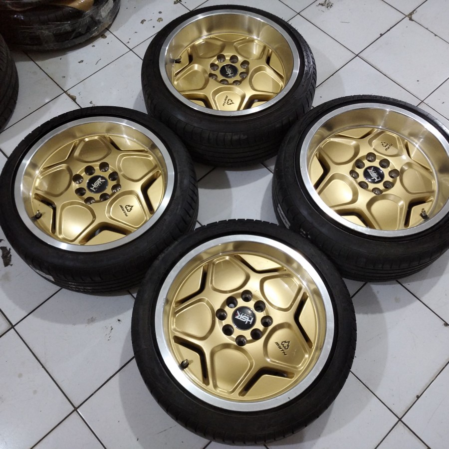 velg mobil hsr murah kondisi second bagus ring 16 lebar 7/8 pcd 8x100-114 hsr