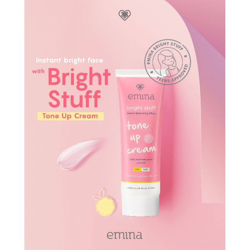Emina Bright Stuff Tone Up Cream Shopee Indonesia