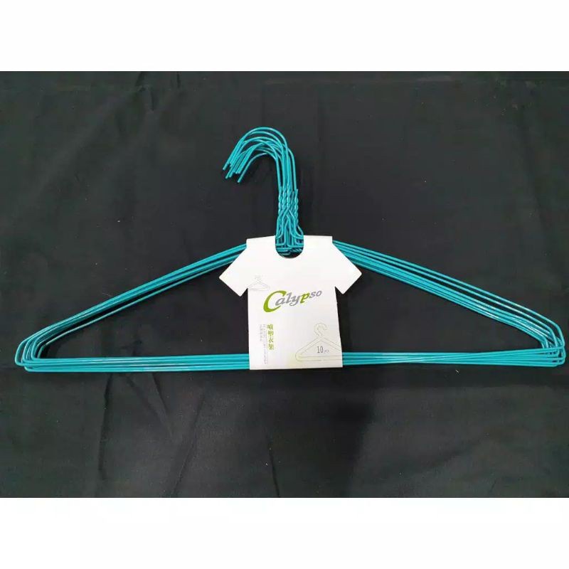 10 PCS HANGER WARNA HANGER CALIPSO KAWAT WARNA