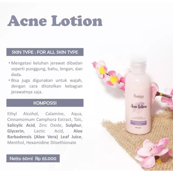 Dijual Pratista New Produk  Acne Lotion  Penghilang Jerawat aman untuk Remaja terjangkau