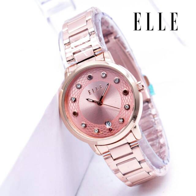 JAM TANGAN WANITA ELLE ROSEGOLD
