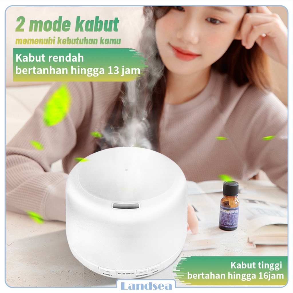 Landsea Ultrasonic aromaterapi Diffuser humidifier 500ML - Terapkan ke Essential oil-2
