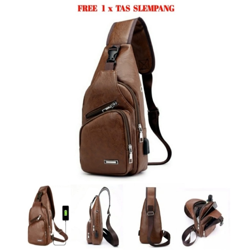 Tas Ransel Punggung Distro Casual Pria Wanita / Tas Ransel Laptop Original - FzA FREE Tas Slempang Kulit