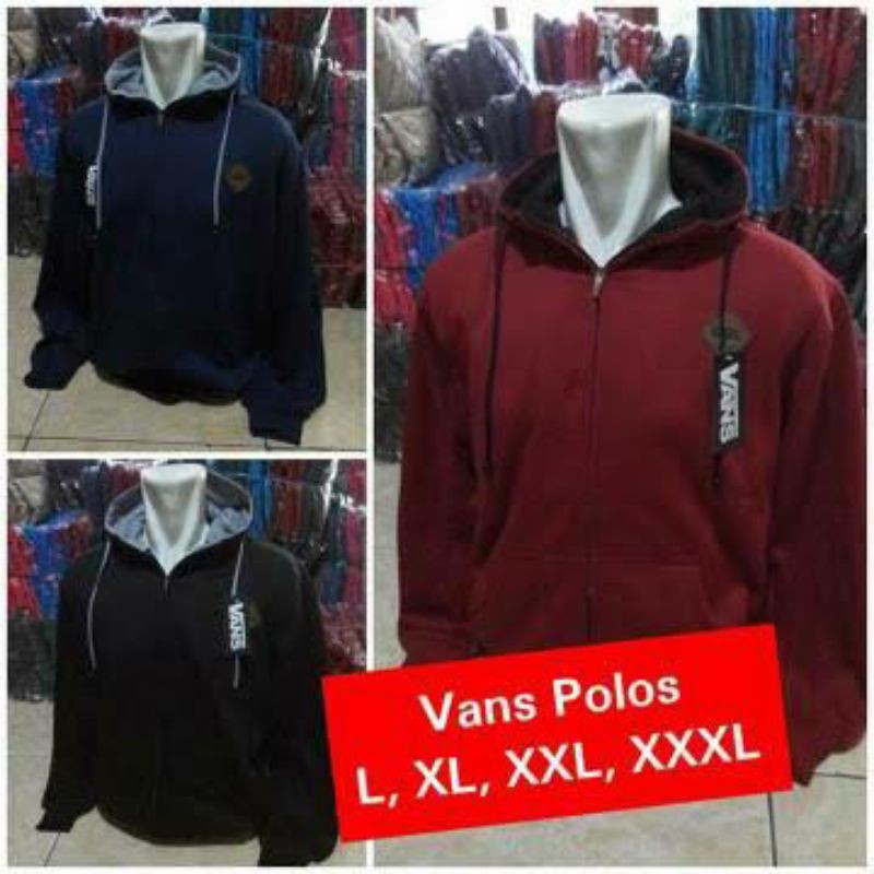 JAKET/HOODIE VANS POLOS MURAH