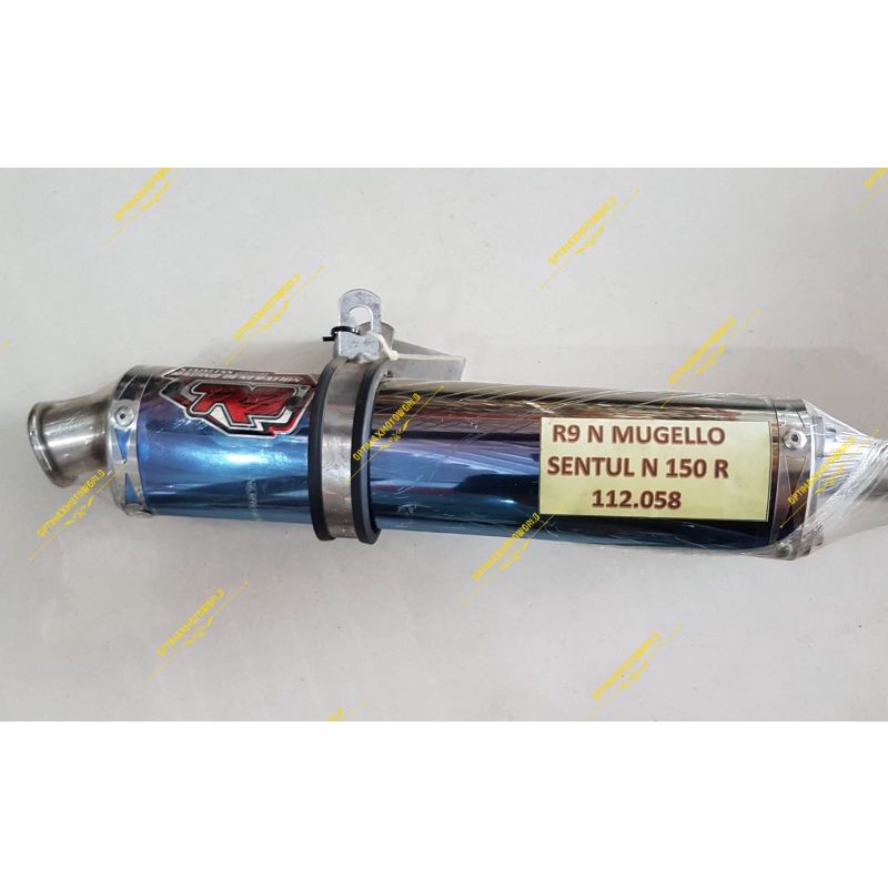 KNALPOT R9 N MUGELLO SENTUL NINJA 150 R