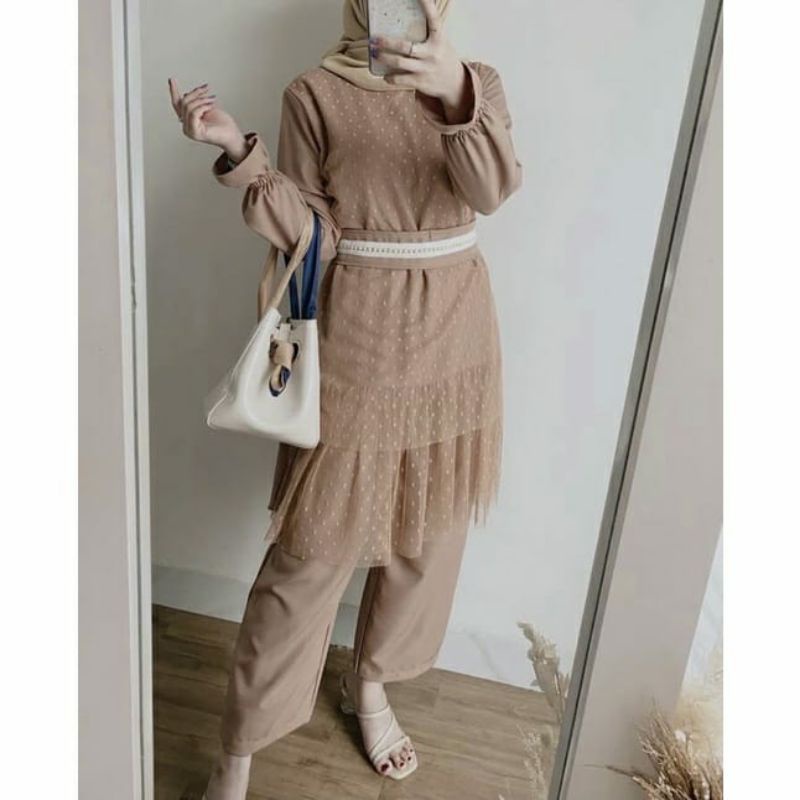 levy organza set // setelan candylutf pearly set