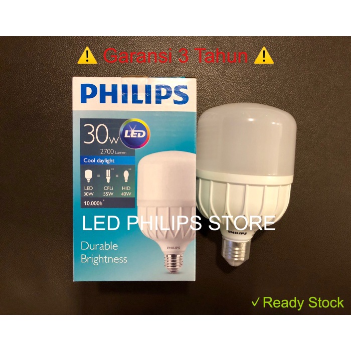 Promo Bulan Ini Lampu Led Philips 30W 30Watt 30 W 30 Watt Putih (Pengganti 33W 33Watt) Gilaa