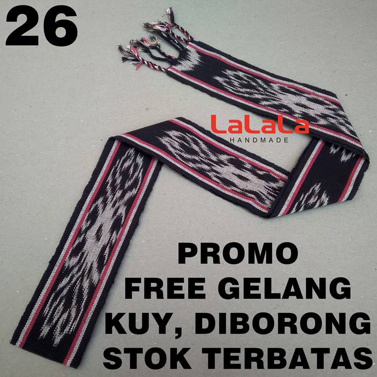 Ikat Kepala Tenun Etnik Motif Dayak Kalimantan Toraja Bali Sumba Papua Lombok Kain PROMO TERMURAH-26-(Kalimantan)