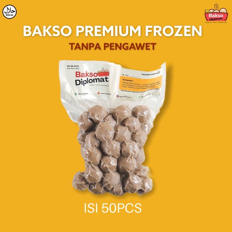 

Bakso Polos Frozen Premium Isi 50 | Bakso Diplomat