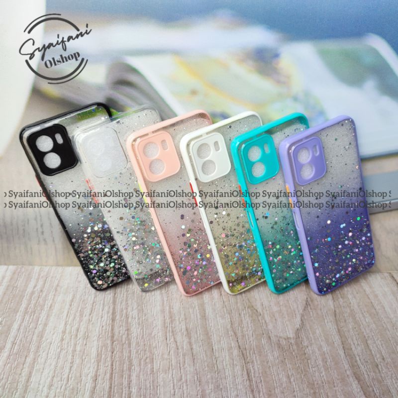 Case Glitter Vivo Y15s / Vivo V2120 Softcase Glitter Blink Candy Colour