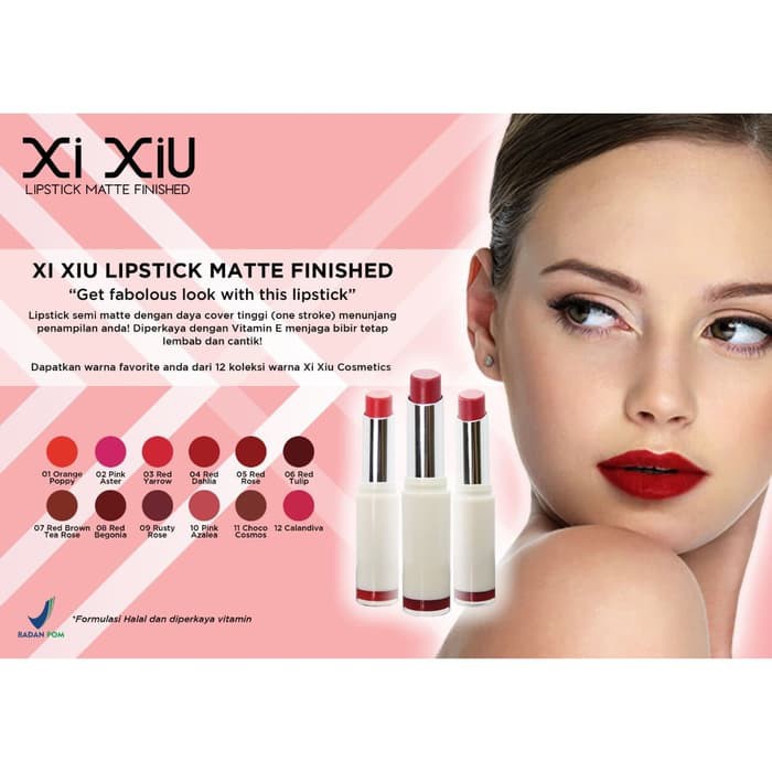 XiXiu Lipstik Matte Finished