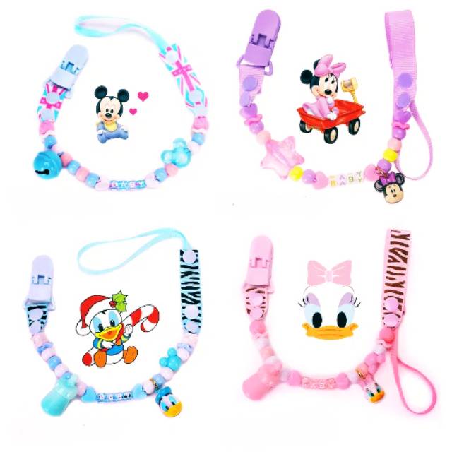 1234OS - NEW!! Pacifier&amp;Teether Clipper/Pacifier Holder Chain/Tali Gantungan Empeng/Jepitan Dot.