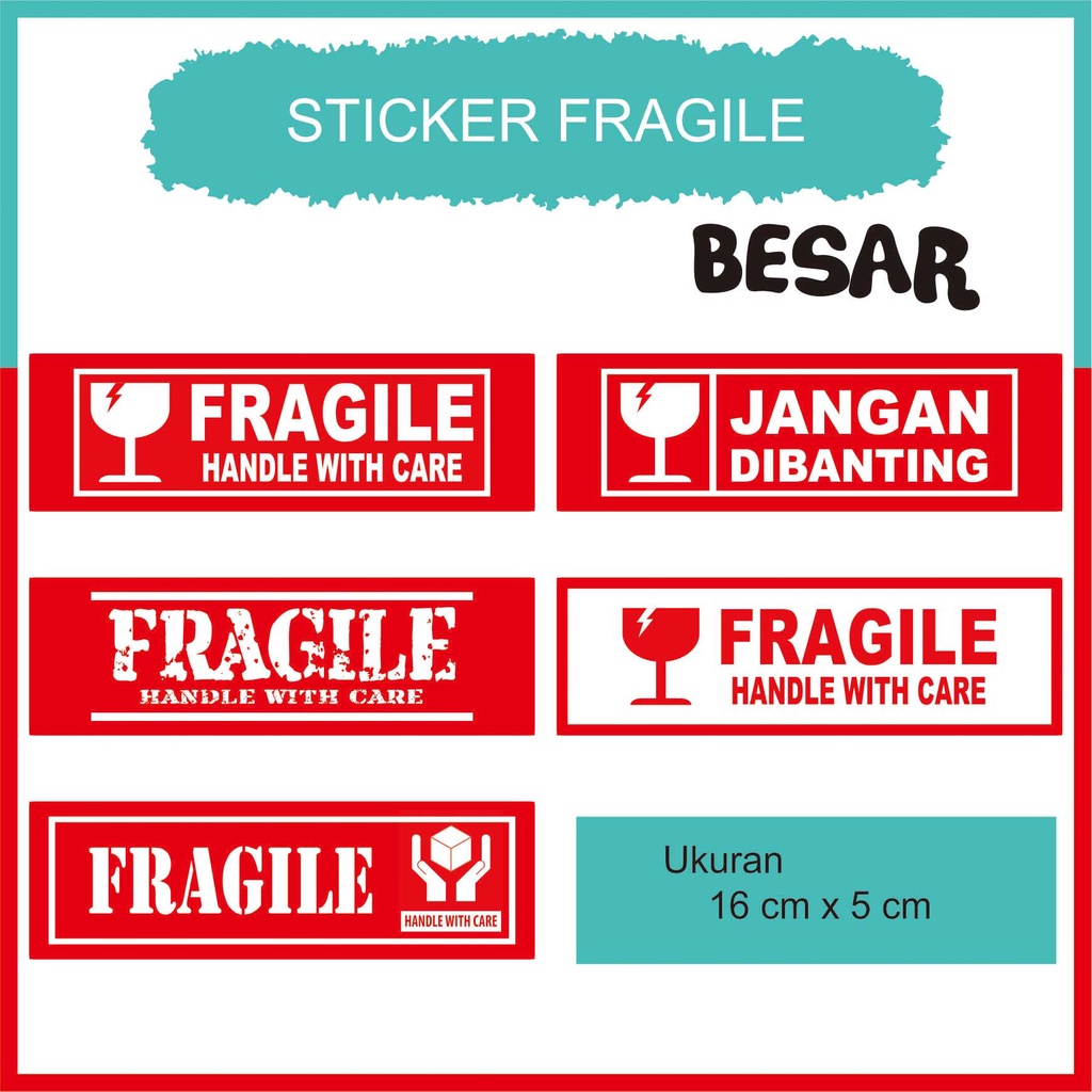

Stiker FRAGILE