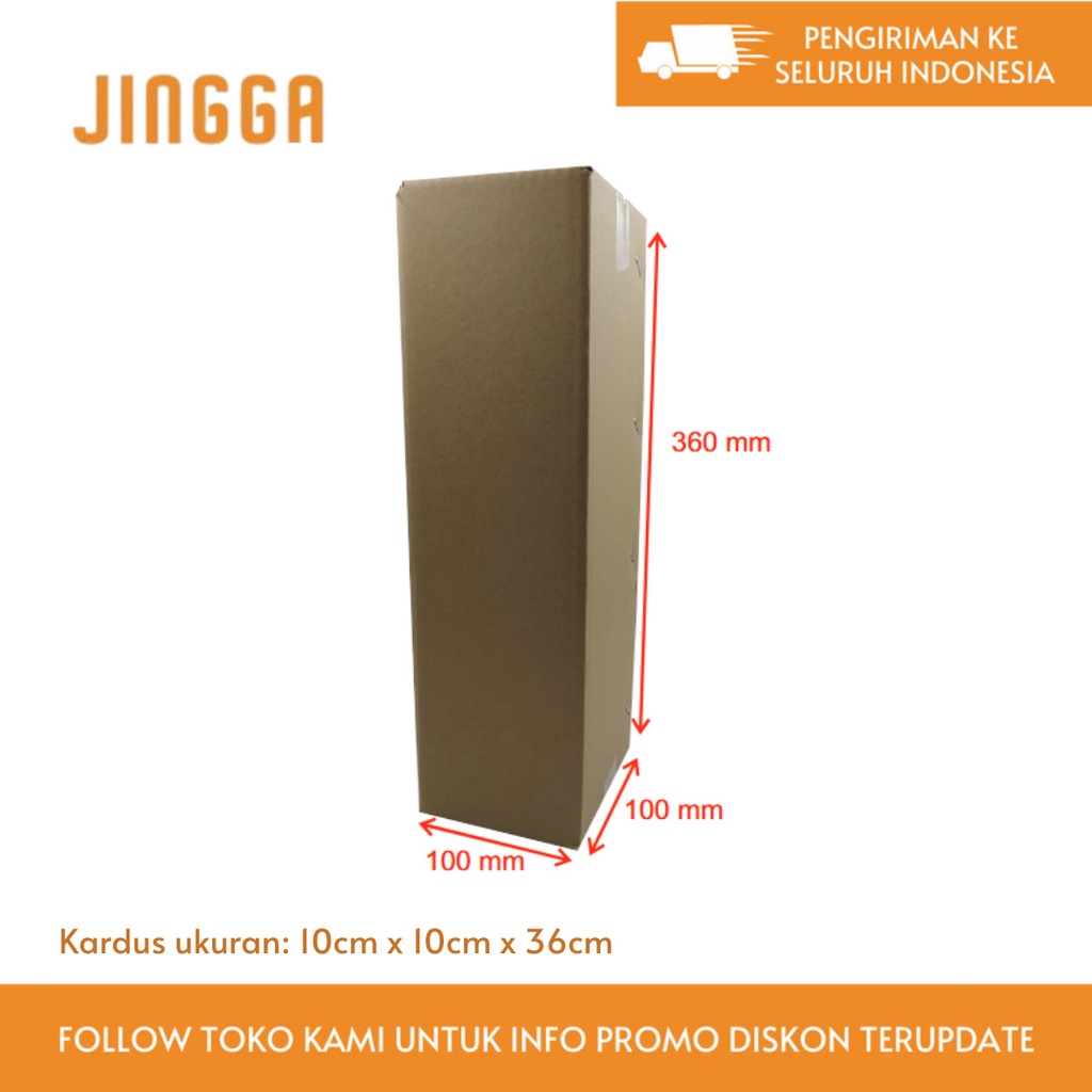 

Kardus Packing 10cm x 10cm x 36cm