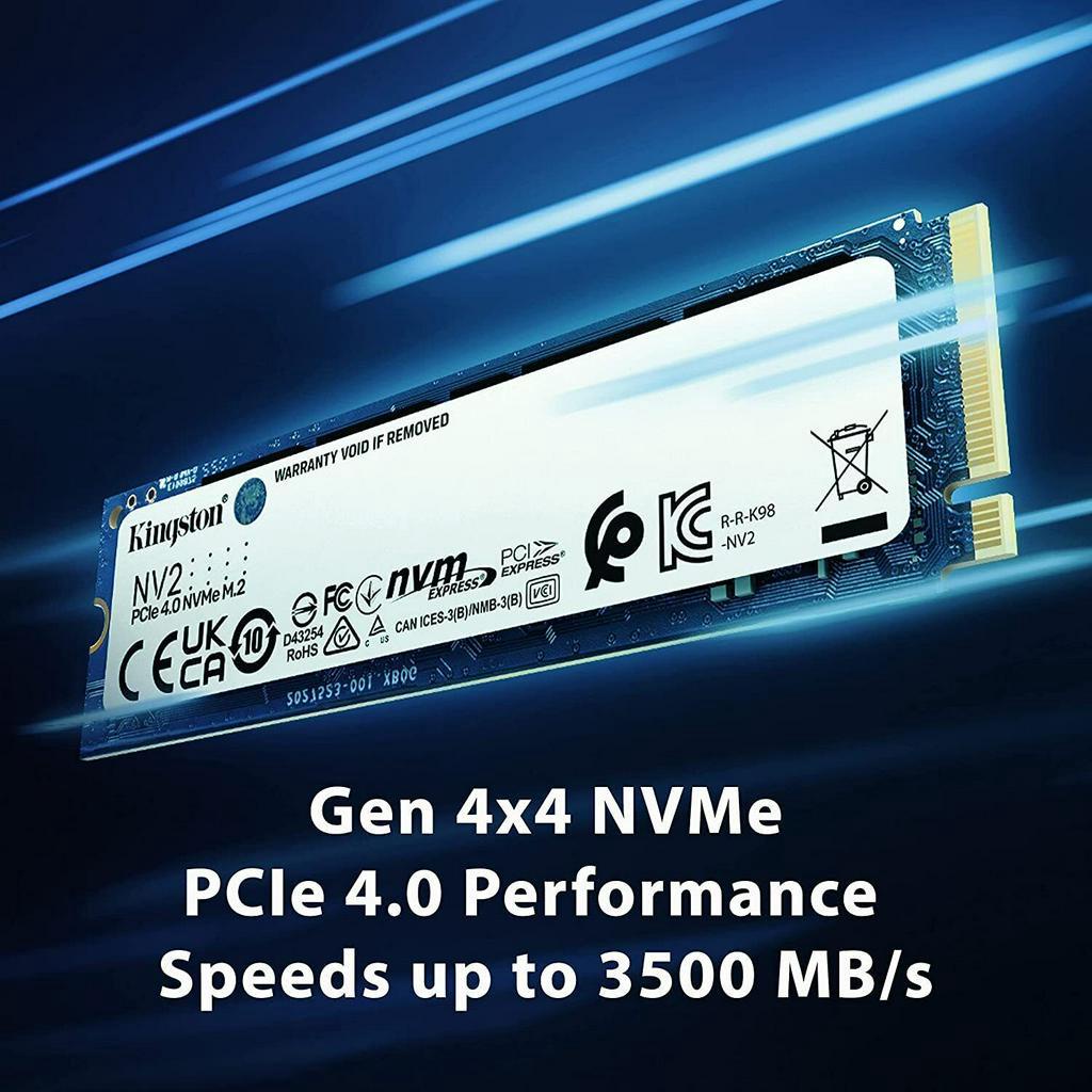 KINGSTON NV2 4TB | M.2 NVMe PCIe Gen 4 x4 SSD