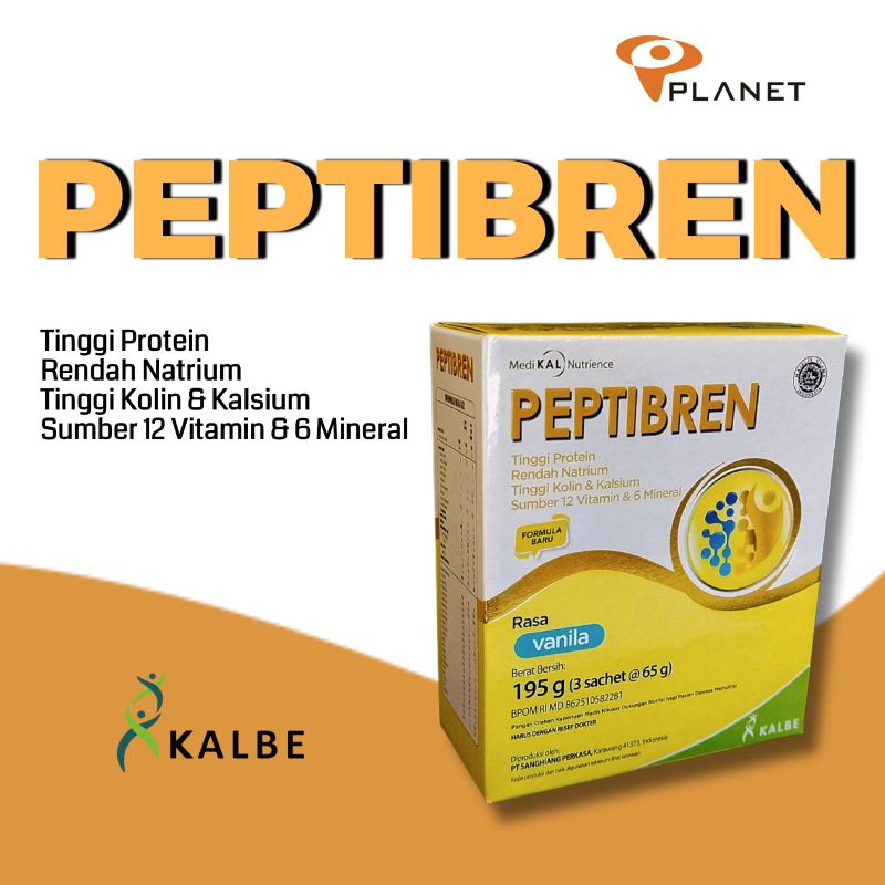 PEPTIBREN - Nutrisi Susu Pasien Pasca Stroke &amp; Pikun Rendah Lemak