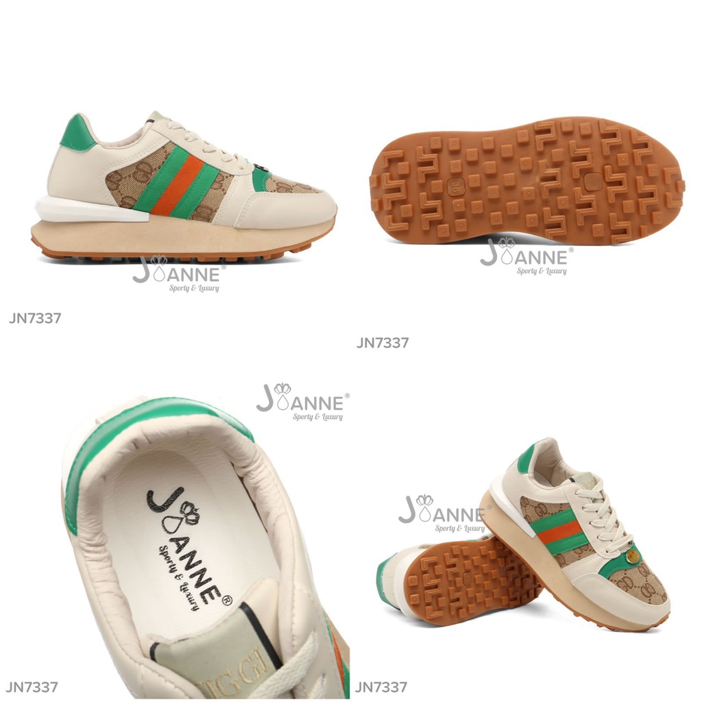 JOANNE Highsole Sporty Sneakers Shoes #JN7337 ORIGINAL