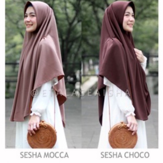 PROMO JILBAB HIJAB KHIMAR SEGI EMPAT INSTAN WOLFIS PREMIUM SYARI SESHA ORIGINAL BY AISHAHIJAB.ID-1