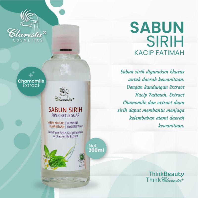 ☘️Yuri Kosmetik☘️ Claresta Sabun Sirih 200ml