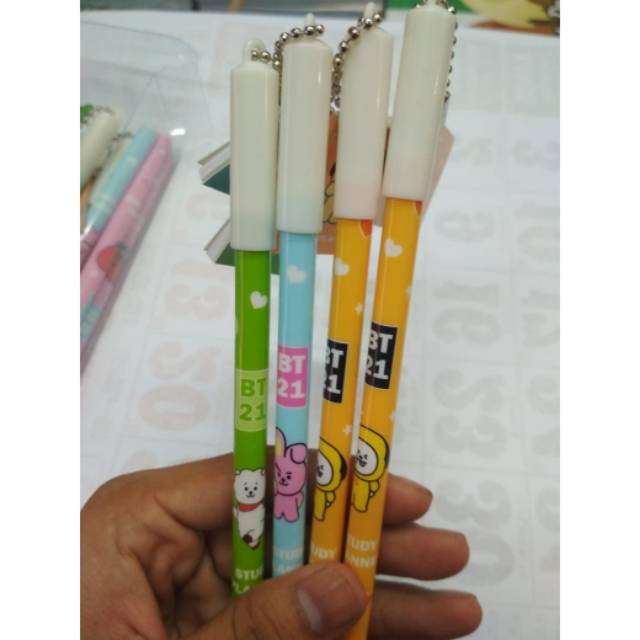 

Pulpen BT21 Kpop Korea Buku Mini isi 12 pcs