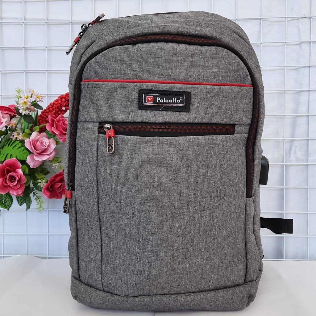 TAS PALO ALTO Backpack SuperTas Ransel Laptop dengan Raincover  Trend Original Palo Alto