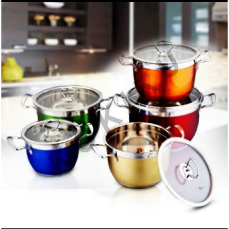 Panci Set/ Panci Rainbow/ Korea Pot