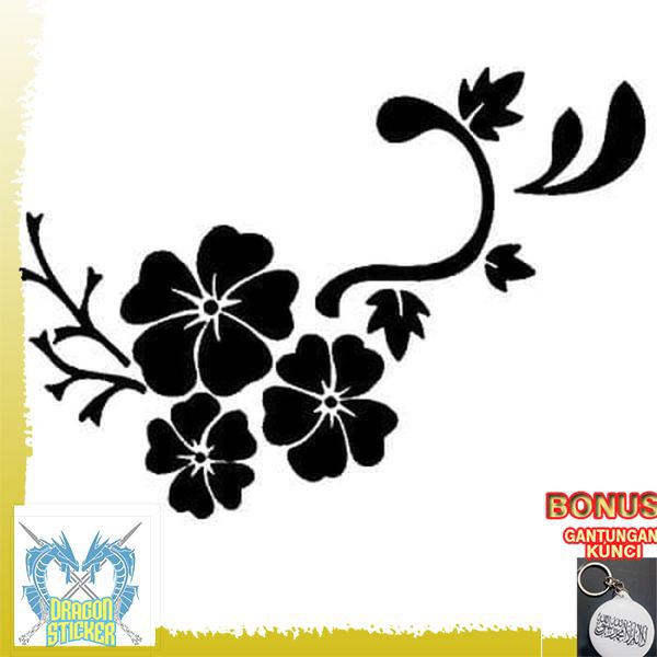 

TERMURAH STICKER BUNGA TRIBAL FLOWER Dragon Sticker