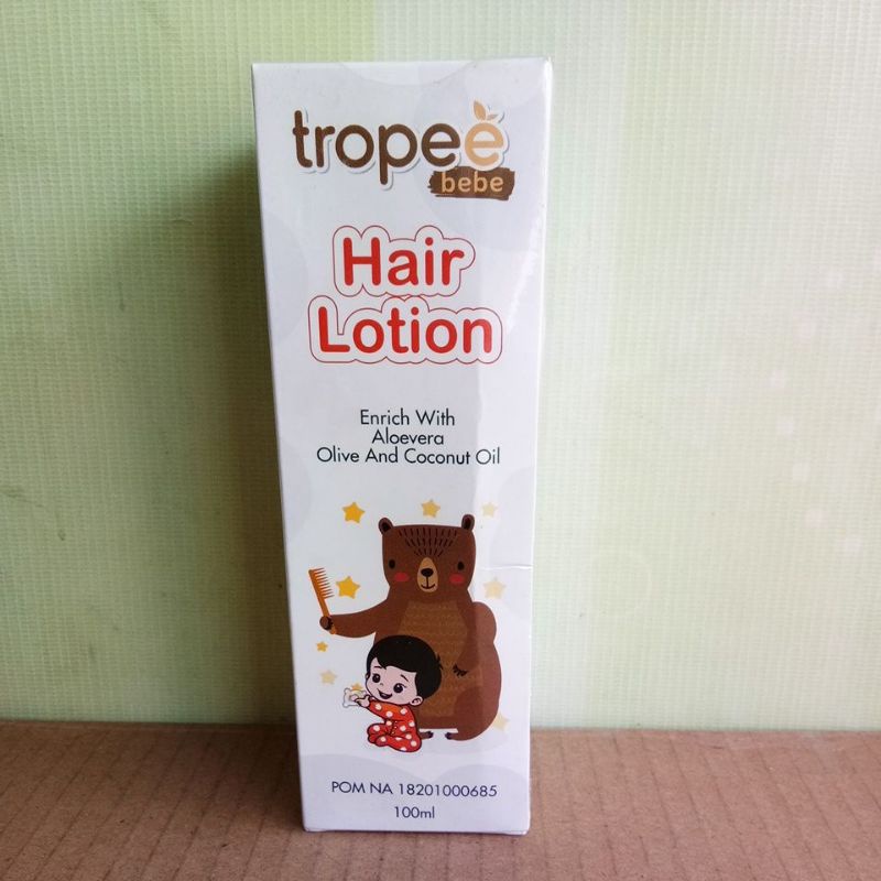 TROPEE BEBE HAIR LOTION ENRICH ALOEVERA OLIVE AND COCONUT OIL 100ML