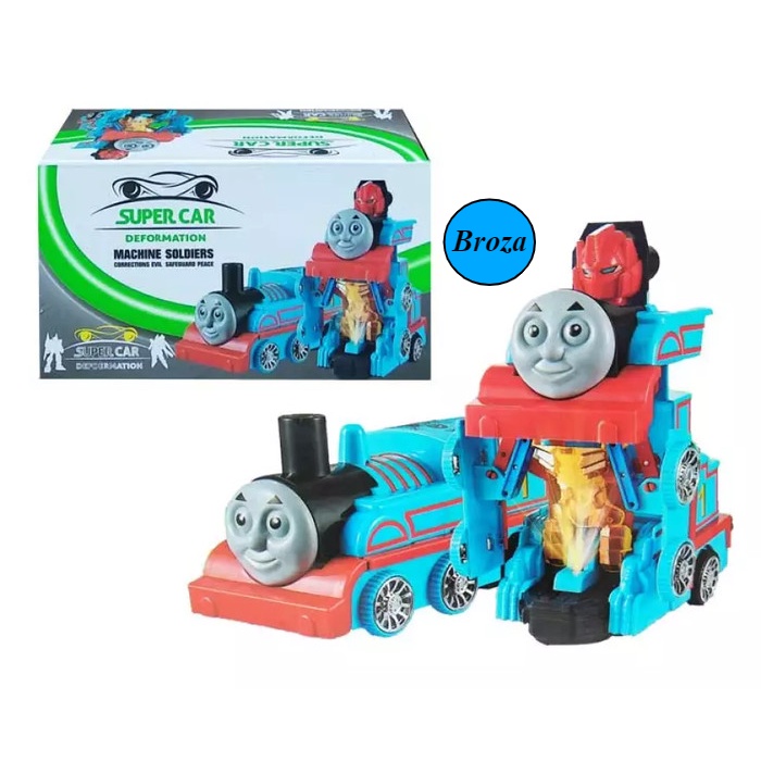Mainan Super Car Deformation Thomas jadi Robot No.S-869