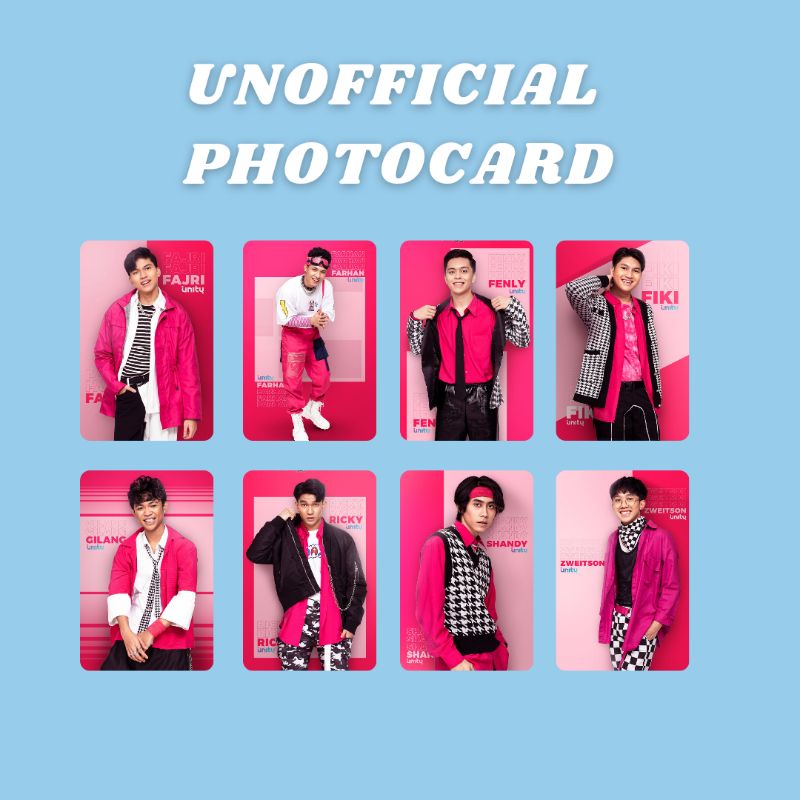 UNOFFICIAL PHOTOCARD UN1TY 2 SISI | FRIENDZONE VERSION (BACA DESKRIPSI)