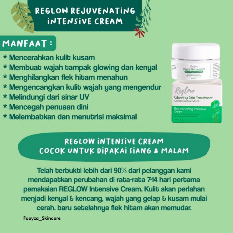 Paket Cream Skincare Kit Acne Pemutih Pria Wanita BPOM Reglow Glowing Skincare Routine-Cream