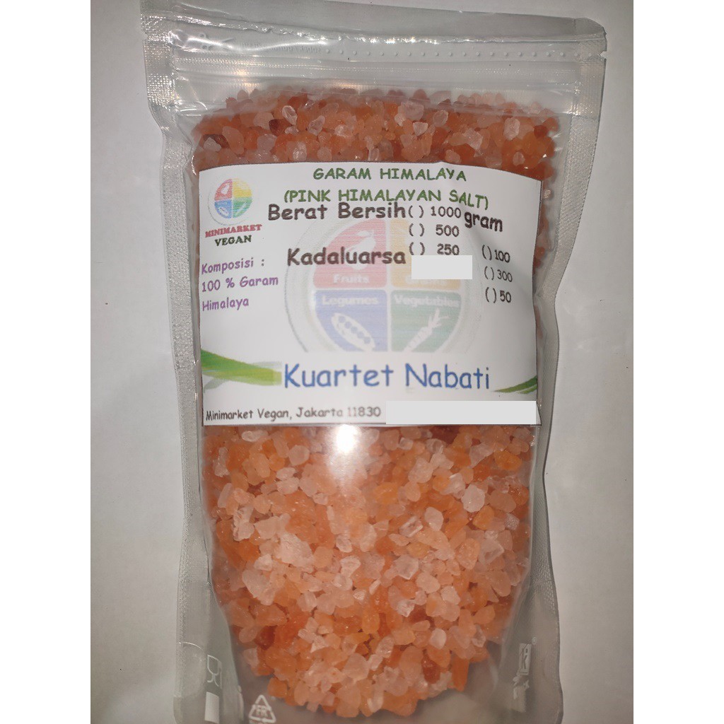 

500gr Himalaya Coarse Salt Garam Himalaya Kasar Himalaya Pink Salt - Kristal - 2-5 mm