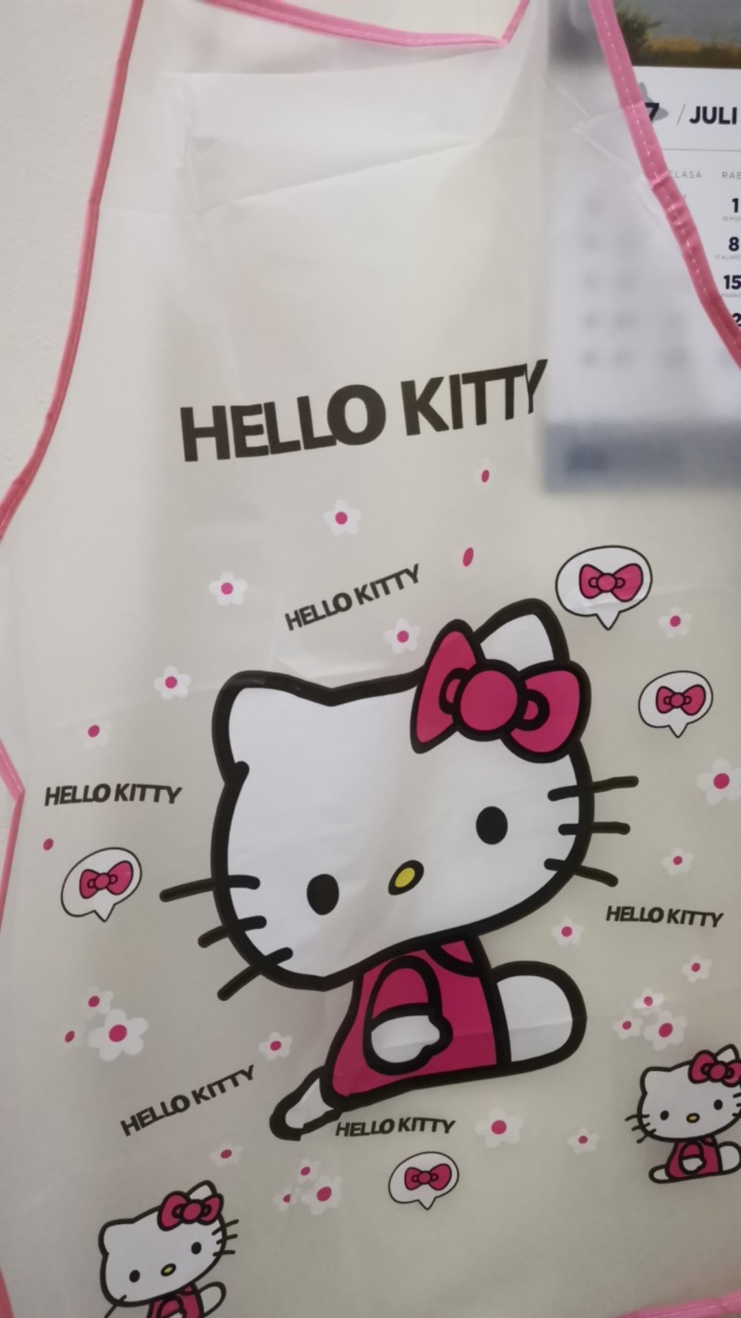 Plazashop♨ Cod Cr60 Celemek Masak Waterproof Anti Air Apron Masak Dapur Tahan Air Karakter Murah