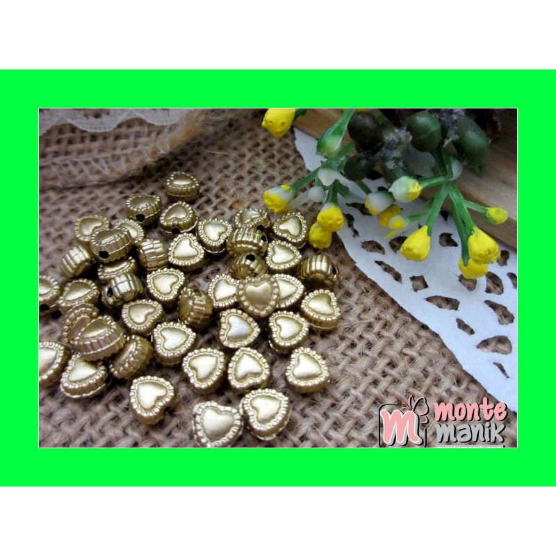 

Parel Hati Gold 6 mm PAREL-04 Craft Tangan