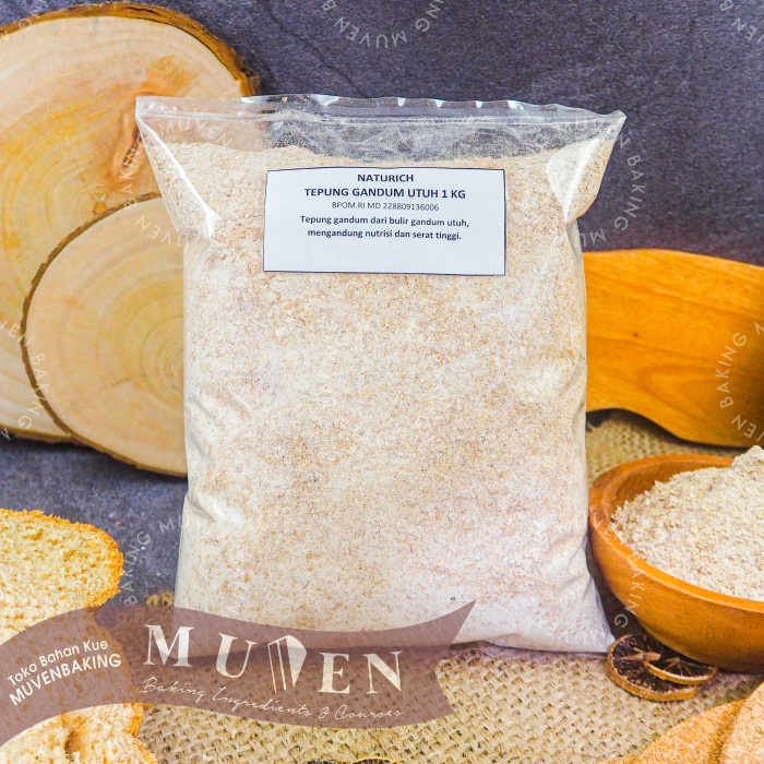 

Ds11 Tepung Gandum Utuh 1 Kg Whole Wheat Flour / Naturich Bogasari G6B040B1