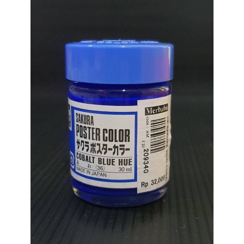 Jual Sakura Poster Color Cobalt Blue Hue Shopee Indonesia