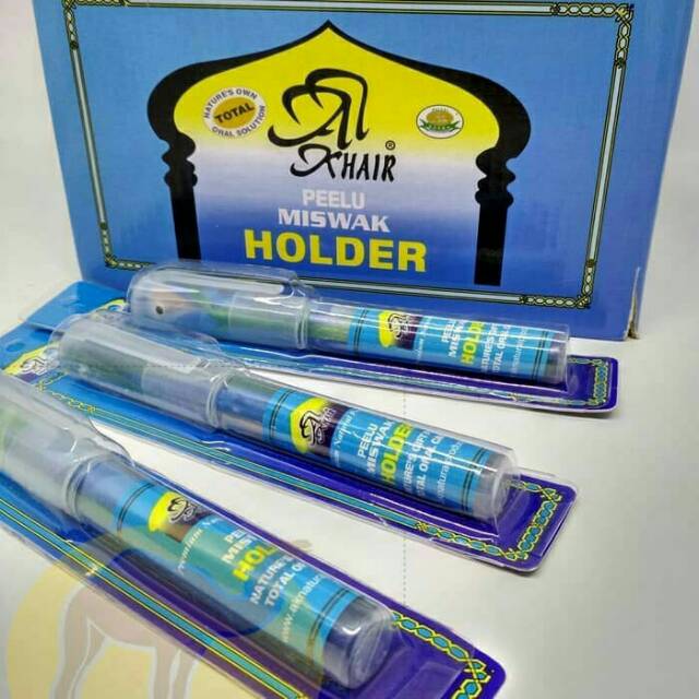 Siwak/ miswak kayu HOLDER AL KHAIR untuk sikat gigi