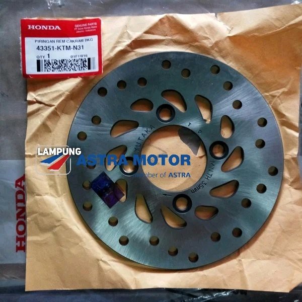 PIRINGAN CAKRAM BELAKANG SUPRA 125 43351-KTM-N31