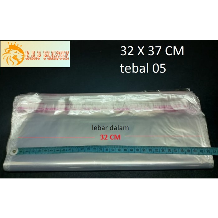 

Ginger- PLASTIK OPP DOUBLE SEAL UK. 32 X 37 CM / TEBAL 05 / ISI 100 PCS