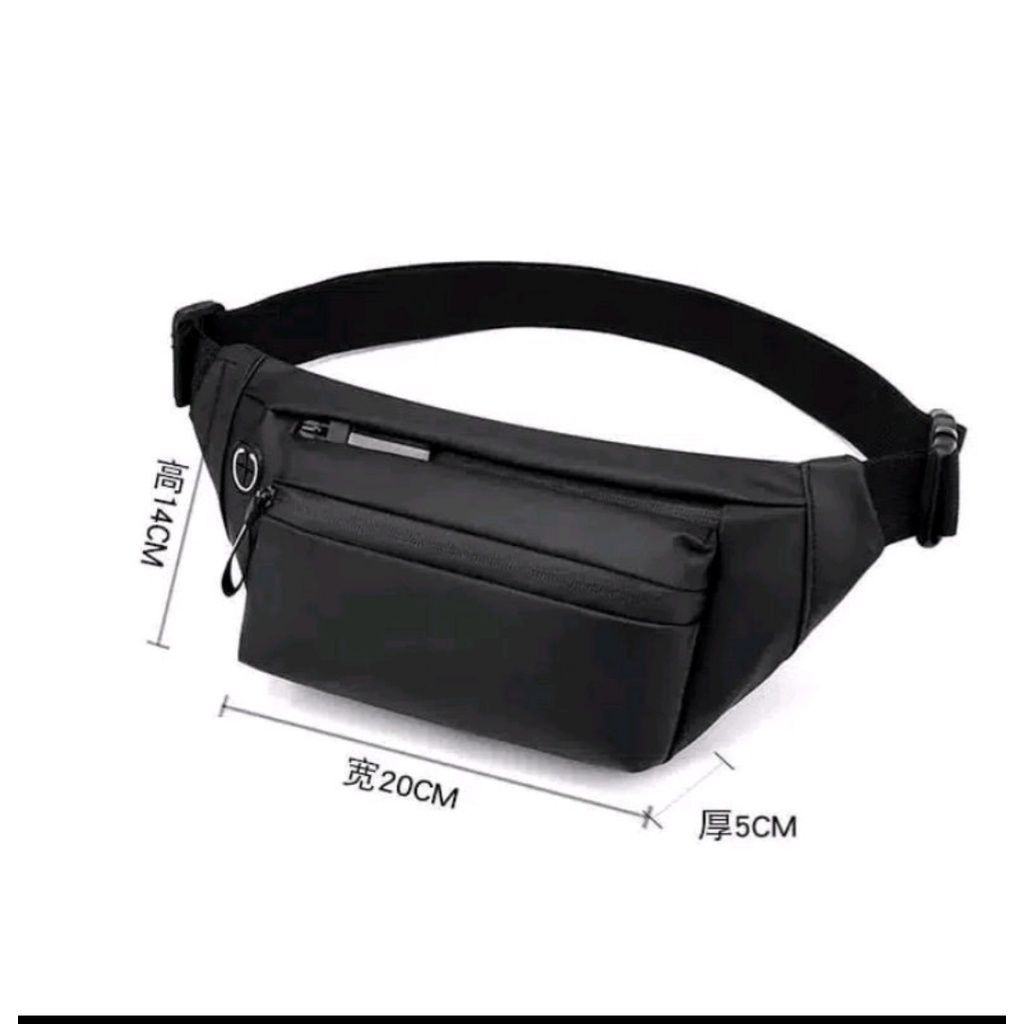 Tas Selempang Tas Slempang Waterproof Pria Wanita Waistbag Anti Air Keren Trendy murah 2021