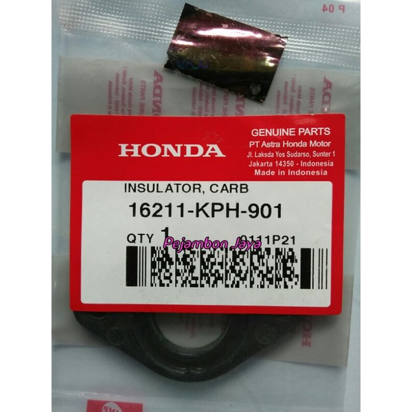 16211KPH901 INSULATOR CARB
